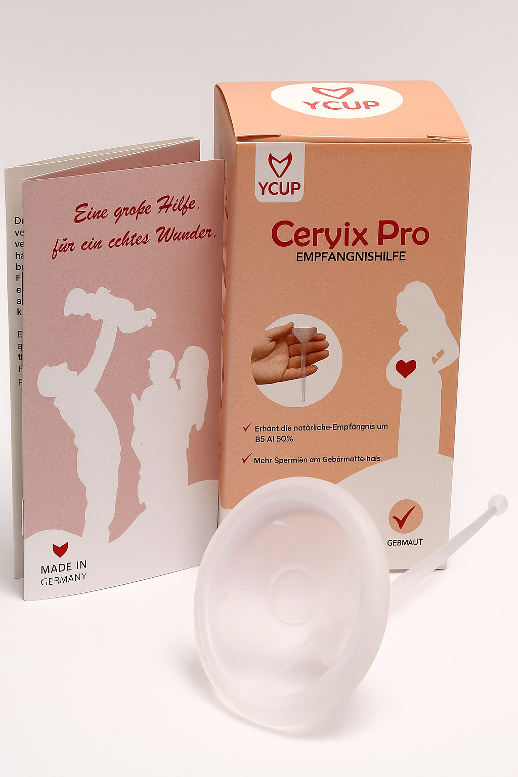 Y Cup Servix Pro conceptiecup – anatomisch design voor verhoogde kans op zwangerschap