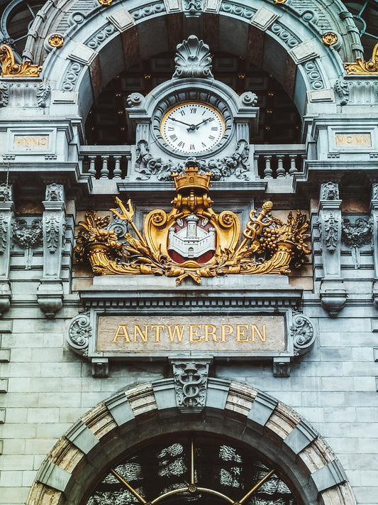 Antwerpen station vlakbij diamant wijk