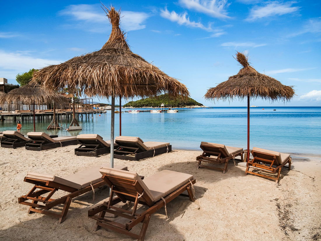 Beach clubs Ksamil