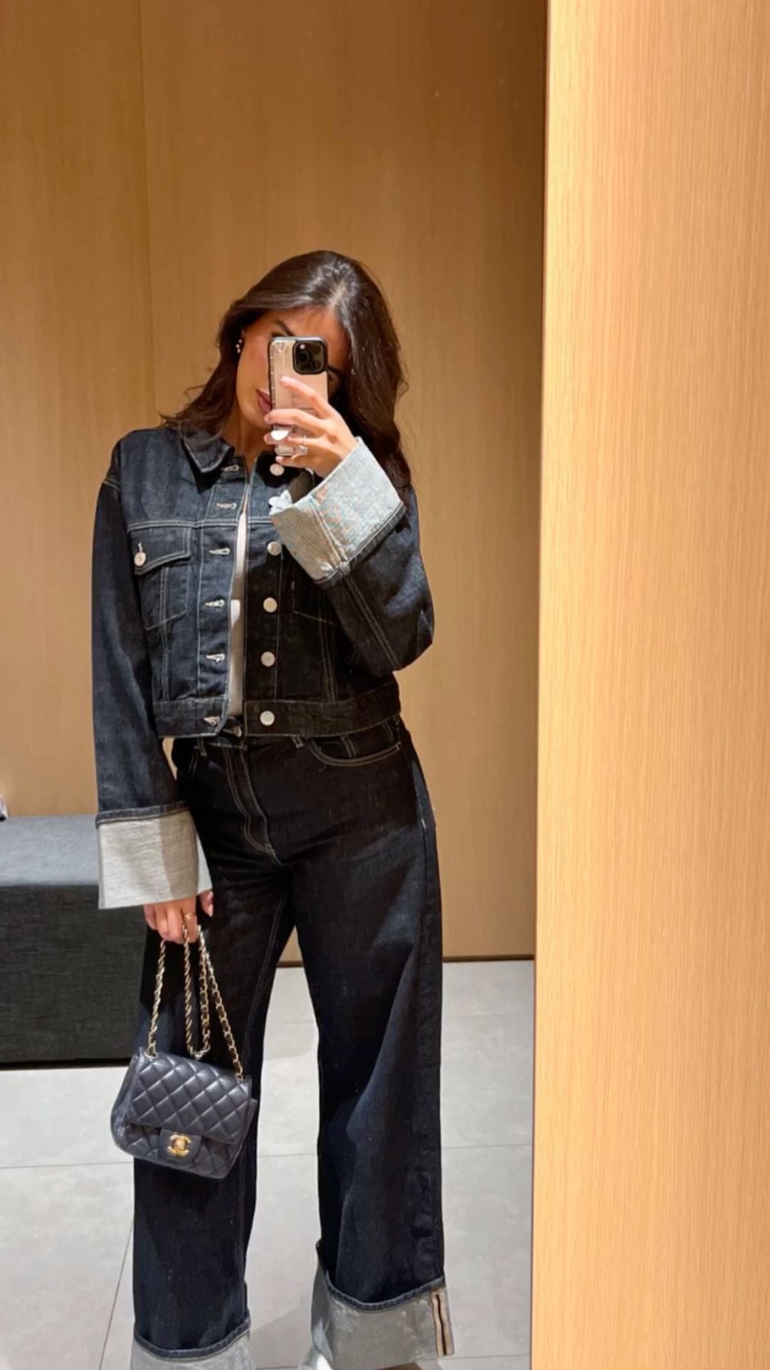 Bella Denim Co -ord -Trucker rilassato Jack & High -Waist Wide -Leg jeans | Becker Amsterdam