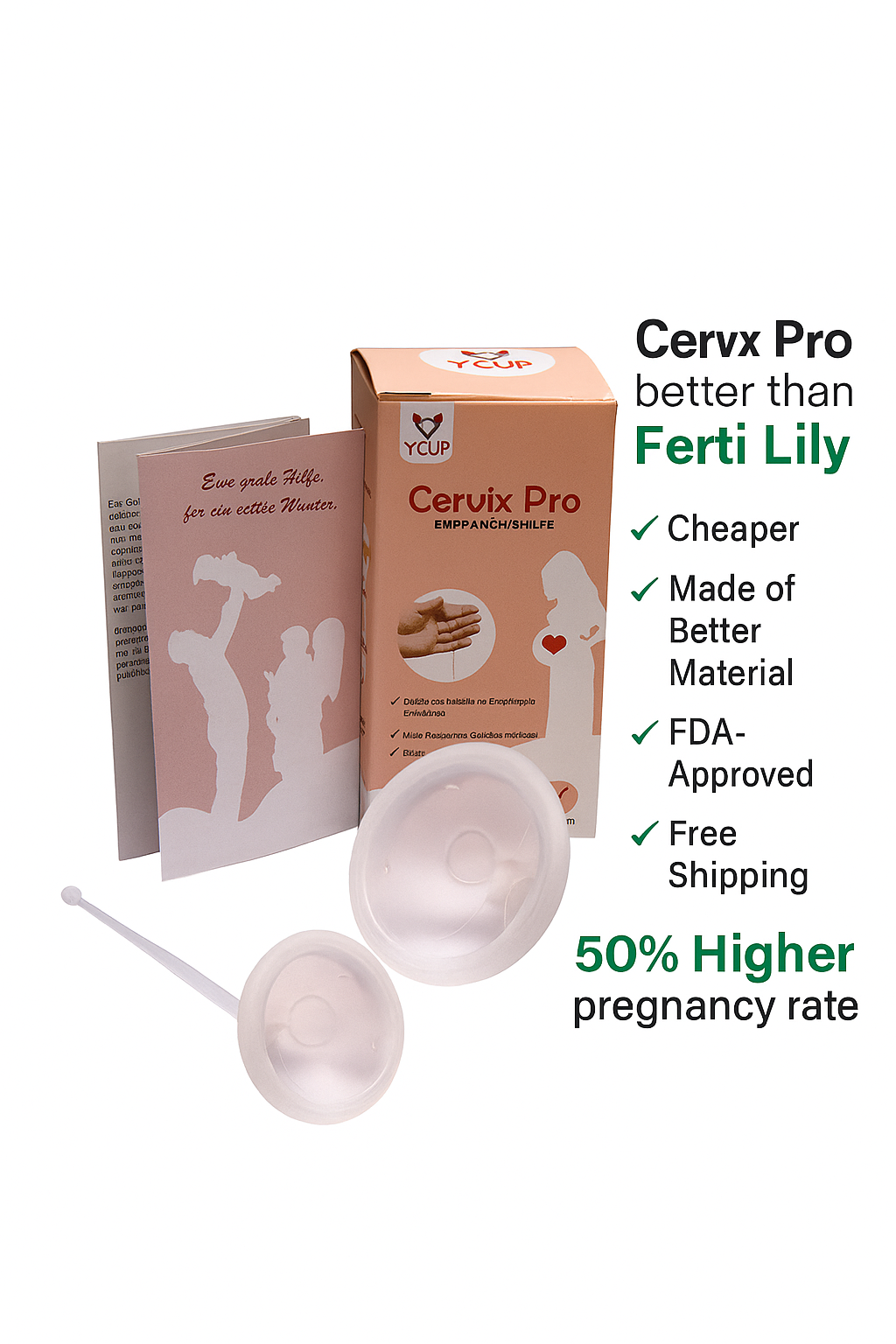 Y CUP Cervix Pro – De beste conceptie cup voor jouw kinderwens