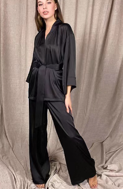 Becker's Amsterdam™ - Leusden Chique Satin Pyjamaset Med Band