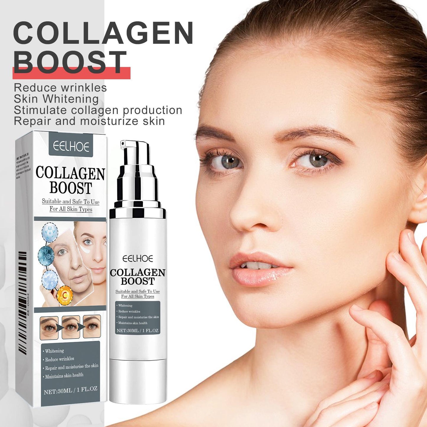 Eelhoe™ - Rejuvenating Facial Serum and Collagen Anti-Wrinkle Cream