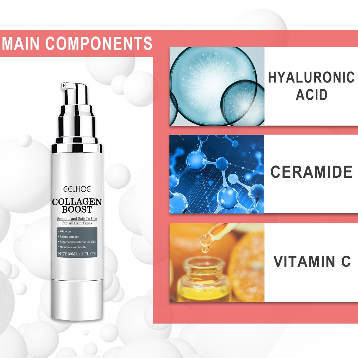 Eelhoe™ - Rejuvenating Facial Serum and Collagen Anti-Wrinkle Cream
