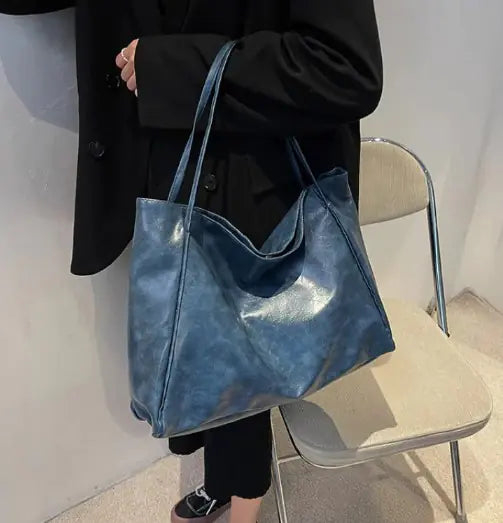 Schoudertas Aegeïsch Blauw Damestas