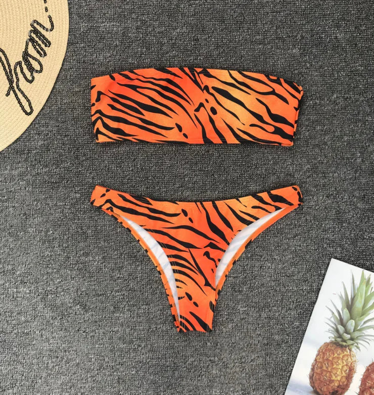 Set di bikini con stampa animale alla moda Ibiza | Becker's Amsterdam ™