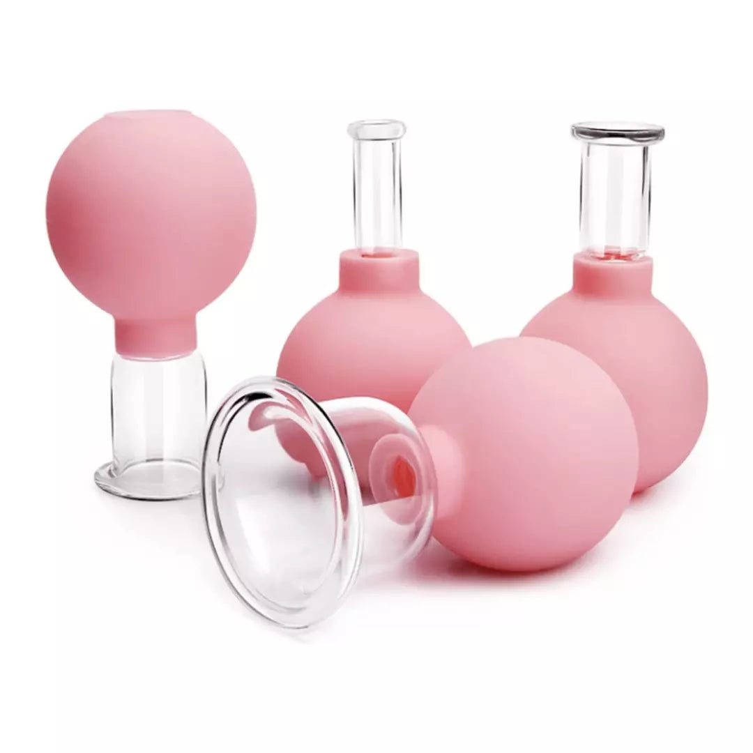 Set di coppettazione facciale radiante luminosa - Mini ventose per il viso e Nek | Becker's Amsterdam ™