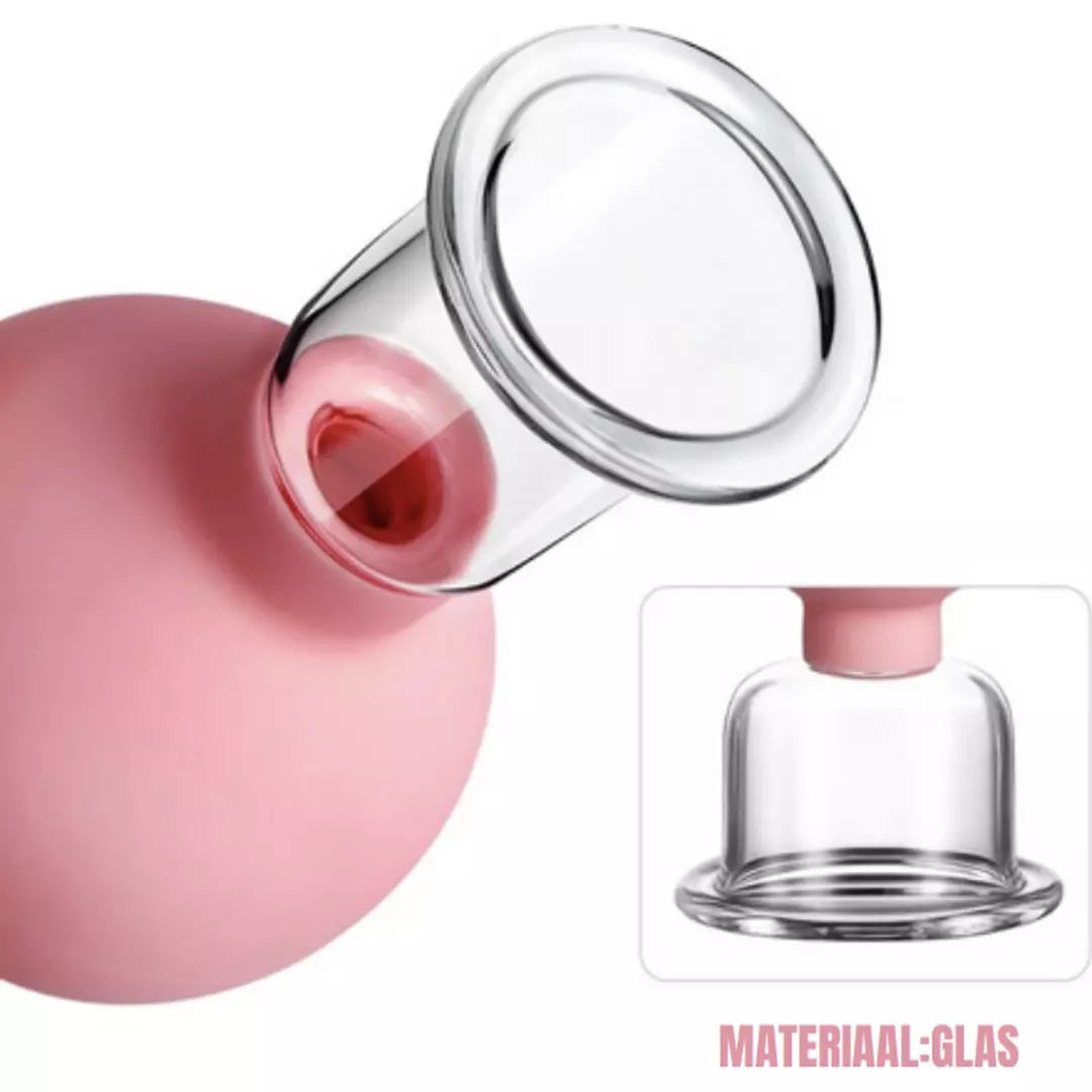 Set di coppettazione facciale radiante luminosa - Mini ventose per il viso e Nek | Becker's Amsterdam ™