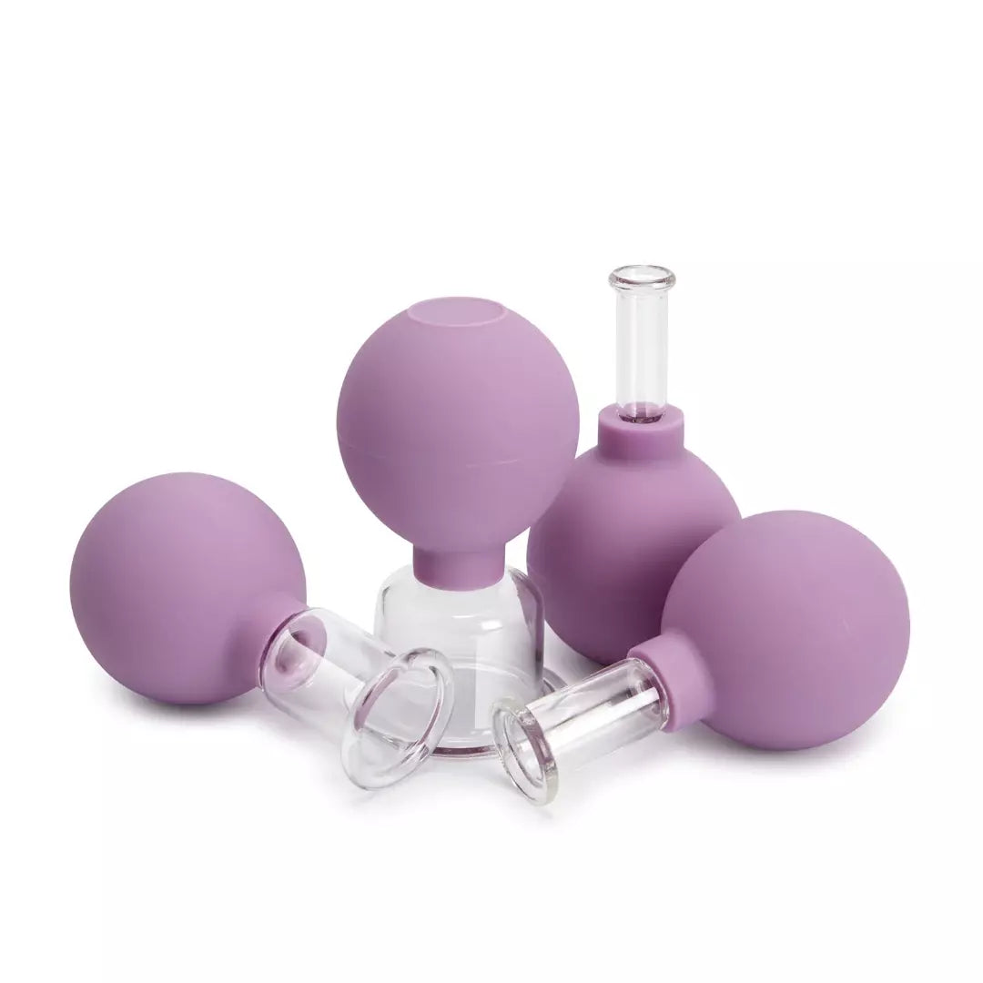 Set di coppettazione facciale radiante luminosa - Mini ventose per il viso e Nek | Becker's Amsterdam ™