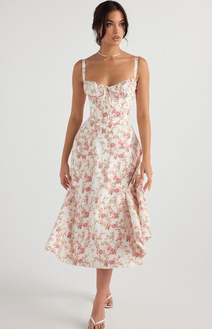 Aurora Glow Dress™ – Corset-Fit Summer Dress with a Waist Accent | Becker's Amsterdam