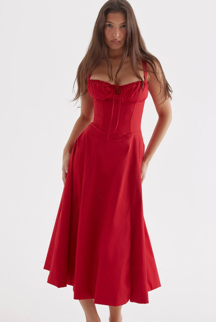 Aurora Glow Dress™ – Corset-Fit Summer Dress with a Waist Accent | Becker's Amsterdam