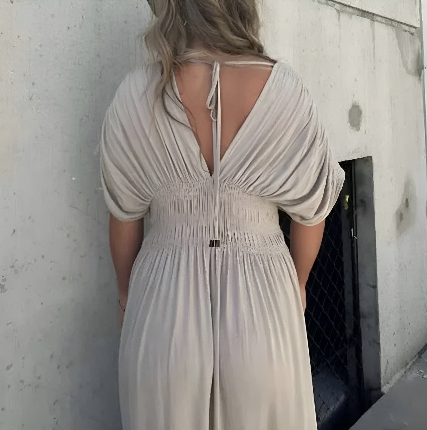 Luna Slit Maxi™ – V-Neck Maxi Dress with Side Slit | Becker's Amsterdam