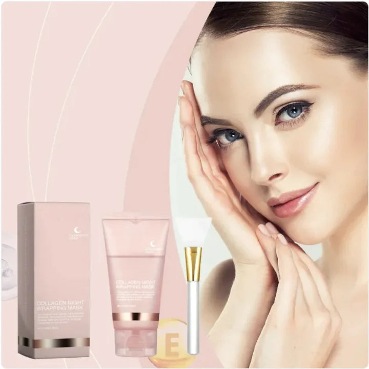 "K-Beauty Hydraterende Collageen Mask – Nachtmasker voor een stralende en gehydrateerde huid."
