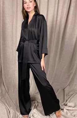 Becker's Amsterdam™ - Leusden Chique Satin Pyjamaset Med Band
