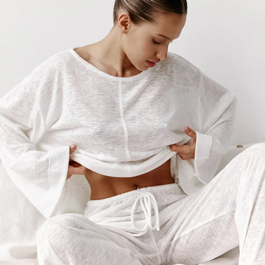 Luxe lounge co‑ord dames – Celestia Lounge Set™ voor relaxte vibes