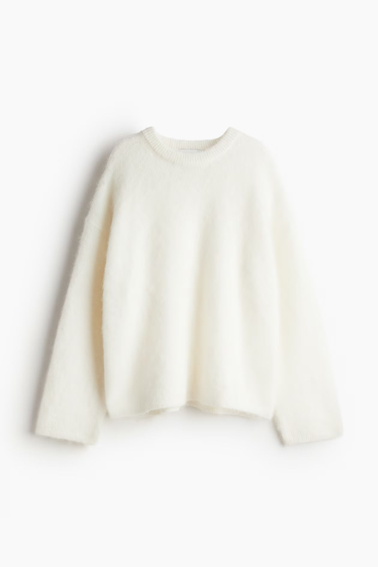 Oversized kabelgebreide sweater in blush tint met relaxed fit – Blush Knit Cloud™ van Becker’s Amsterdam