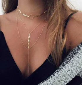 Rhodos Driedelige Sleutelbeen Ketting