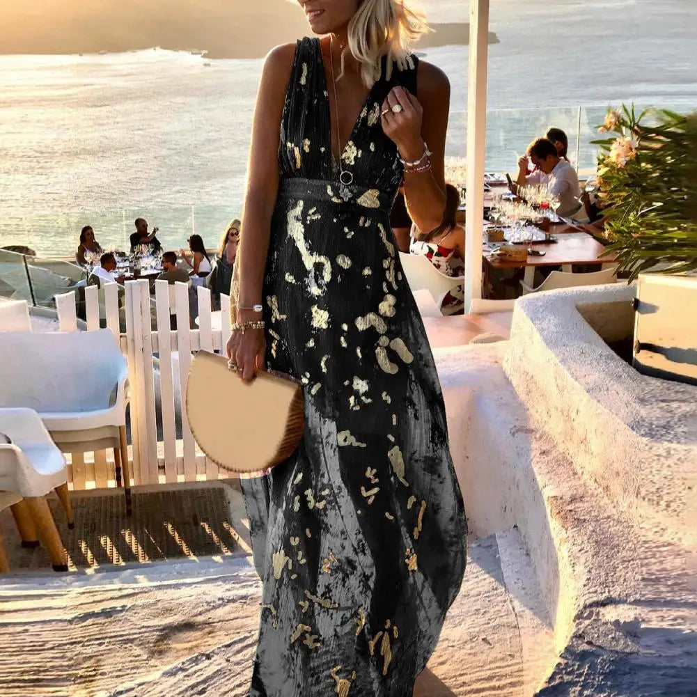 Stella Paillet dress - Flexible V -neck Mini with glitter decoration | Becker’s Amsterdam