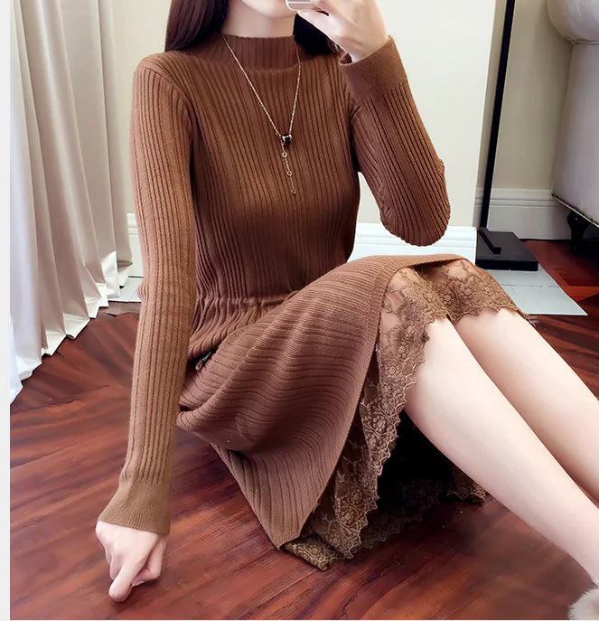 Zurich Knit Dress, Sweater Dress, Laying Dress