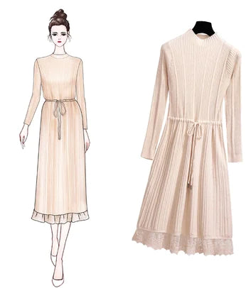 Zurich Knit Dress, Sweater Dress, Laying Dress