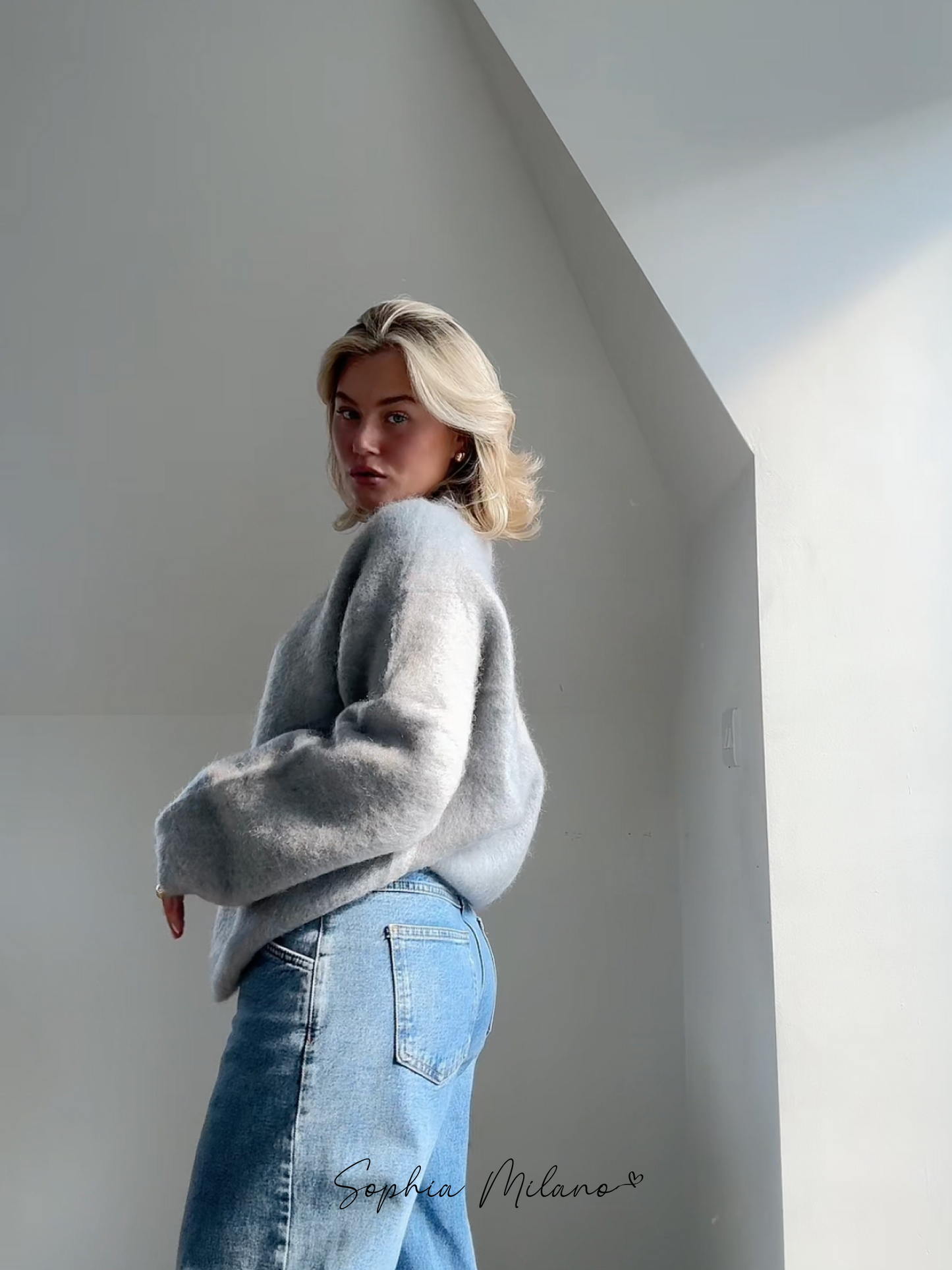 Blush Knit Cloud™ – Women's Oversized Knitted Sweater | Cozy Knitwear Becker's Amsterdam
