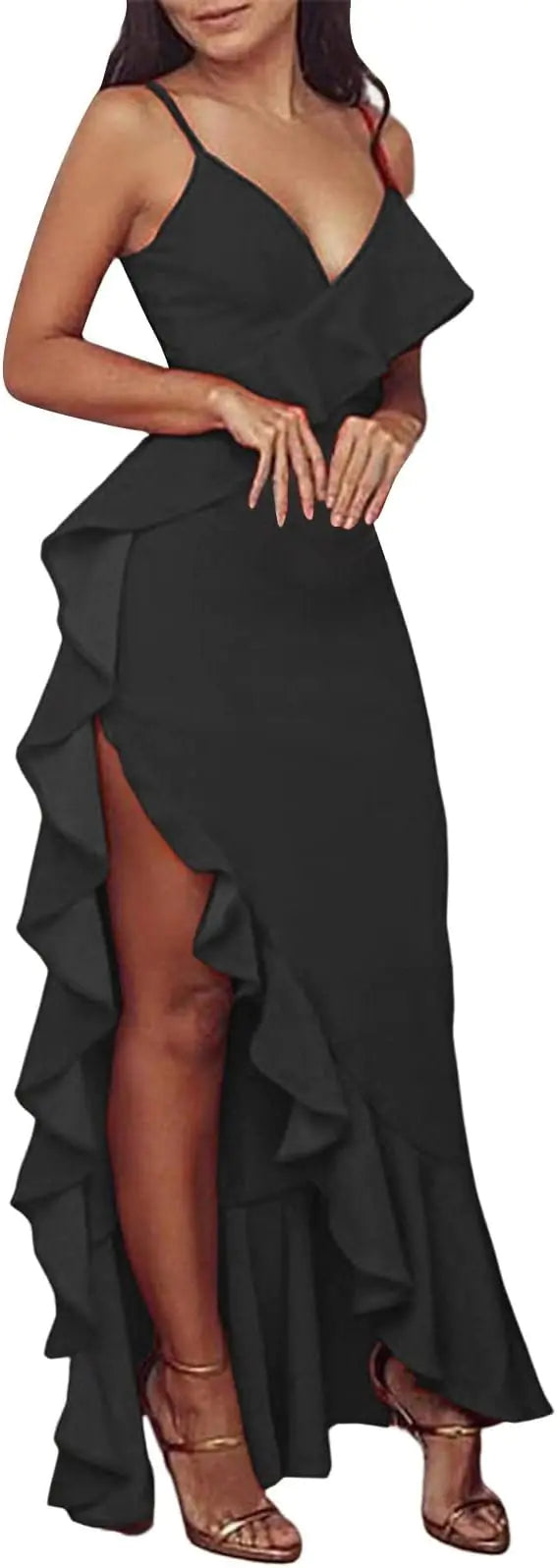 Το Becker's Amsterdam ™ - Vilnius Sensual Cocktail Dress με γυναικείες μπάντες - ουρά και τσαλακωμένα