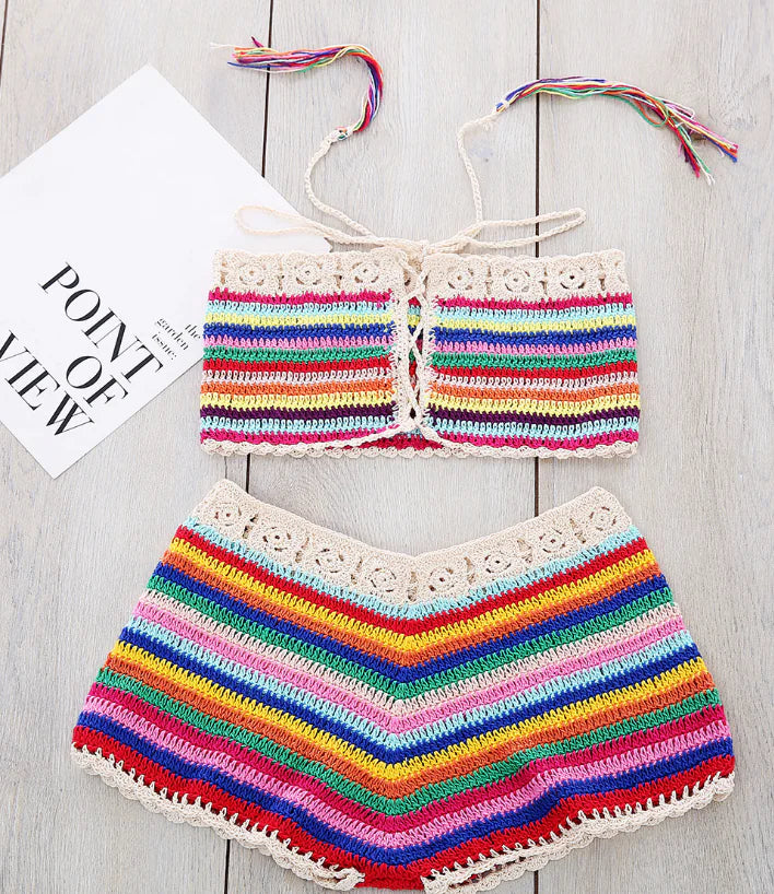 Becker's Amsterdam™ - Heringsdorf stripete håndgivende bikinisett