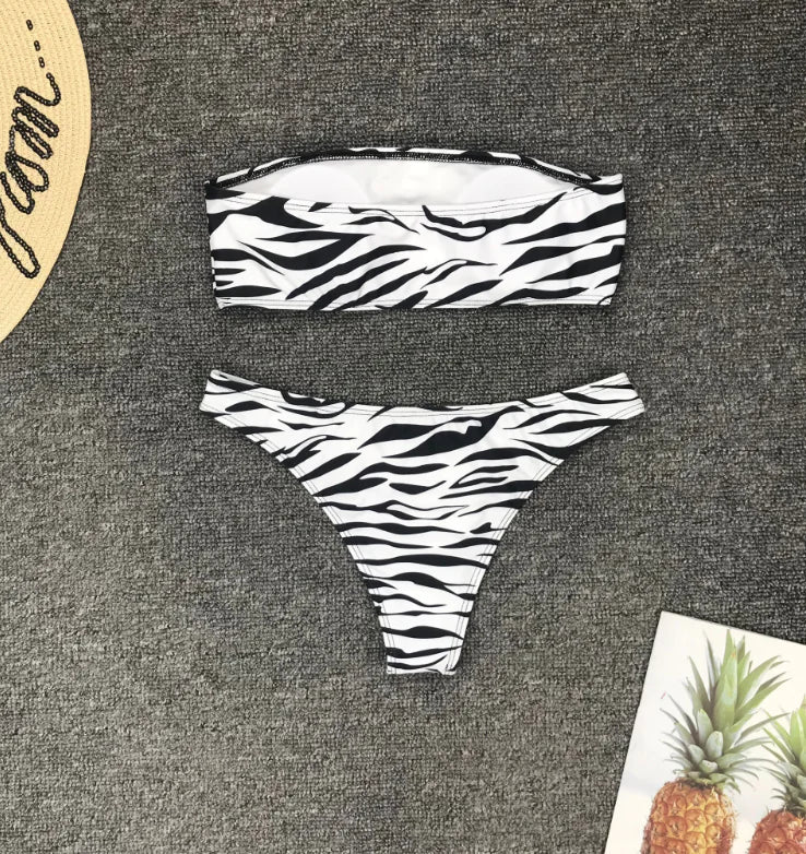 Set di bikini con stampa animale alla moda Ibiza | Becker's Amsterdam ™