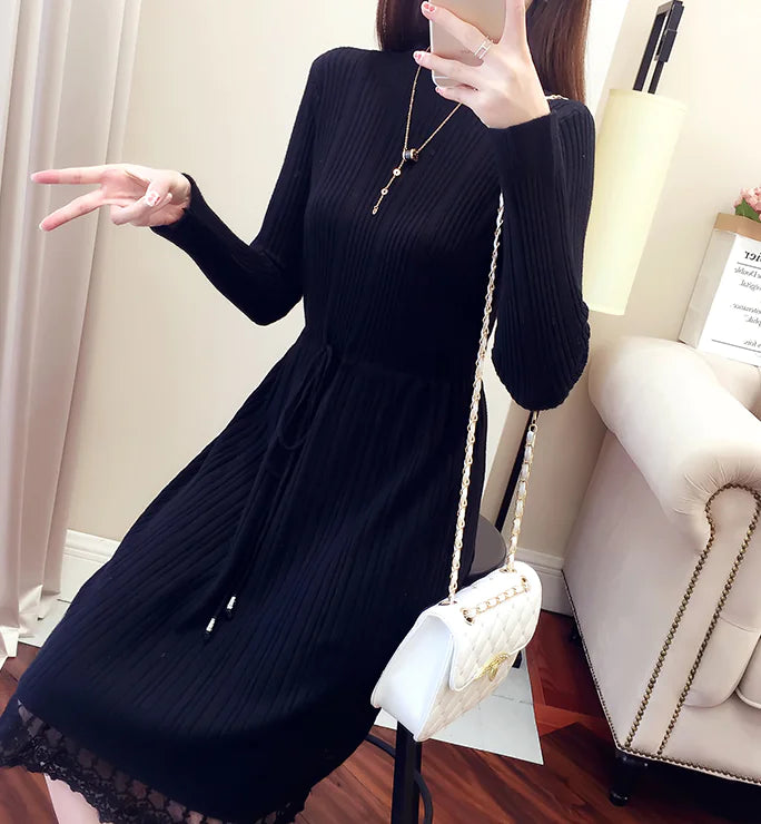 Zurich Knit Dress, Sweater Dress, Laying Dress