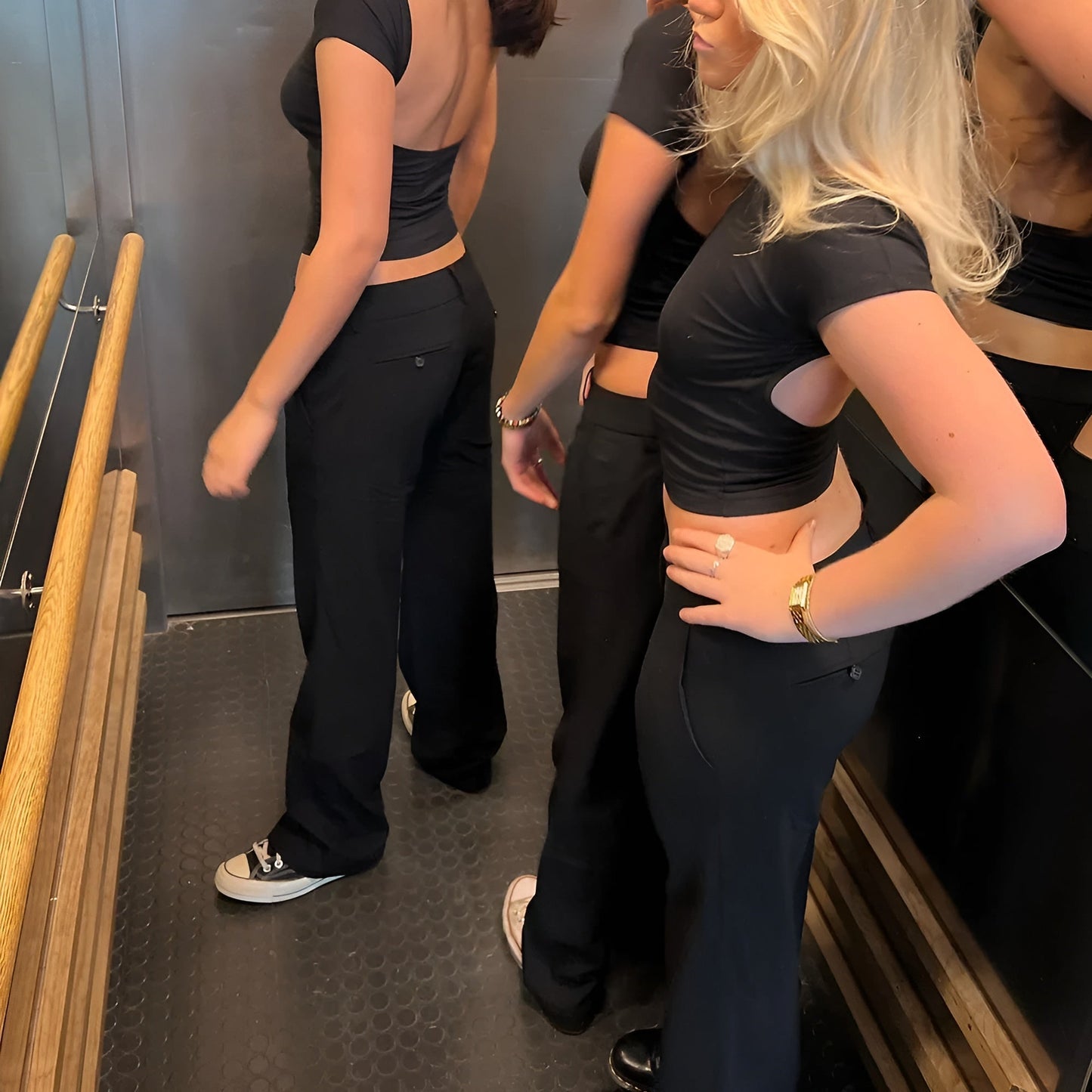 Pantalones de piernas anchas de Siena High -waist - Estilo de lujo con comodidad | Amsterdam de Becker