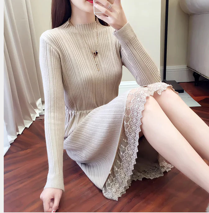 Zurich Knit Dress, Sweater Dress, Laying Dress