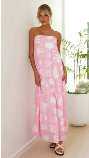 Becker's Amsterdam™ - Dubrovnik Fruit Motif Summer Dress