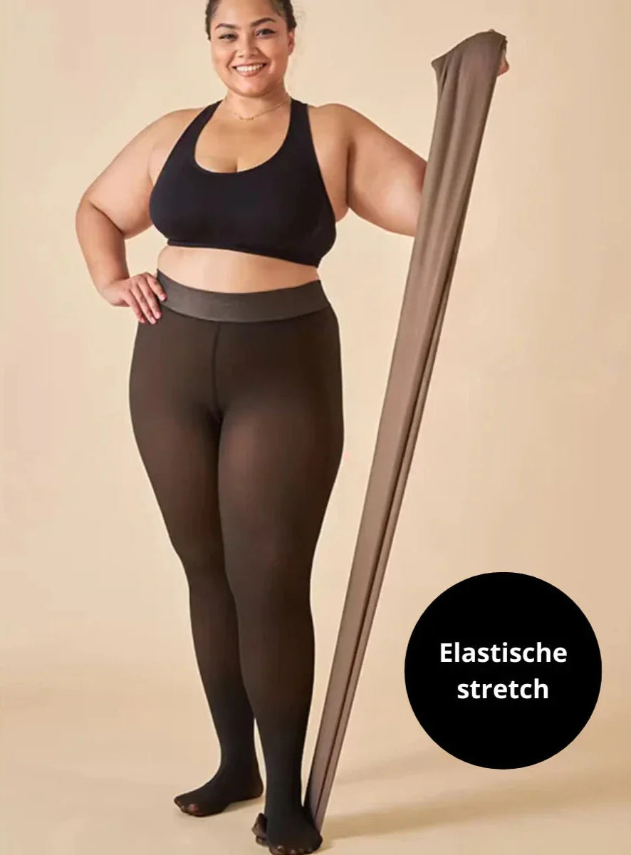 Slimwarm fleece tights - lined soft tights, 1+1 free | Becker’s Amsterdam