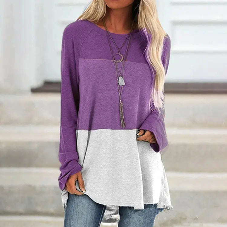 Tricolor sweater long sleeves - colorful & comfortable | Beckers Amsterdam ™