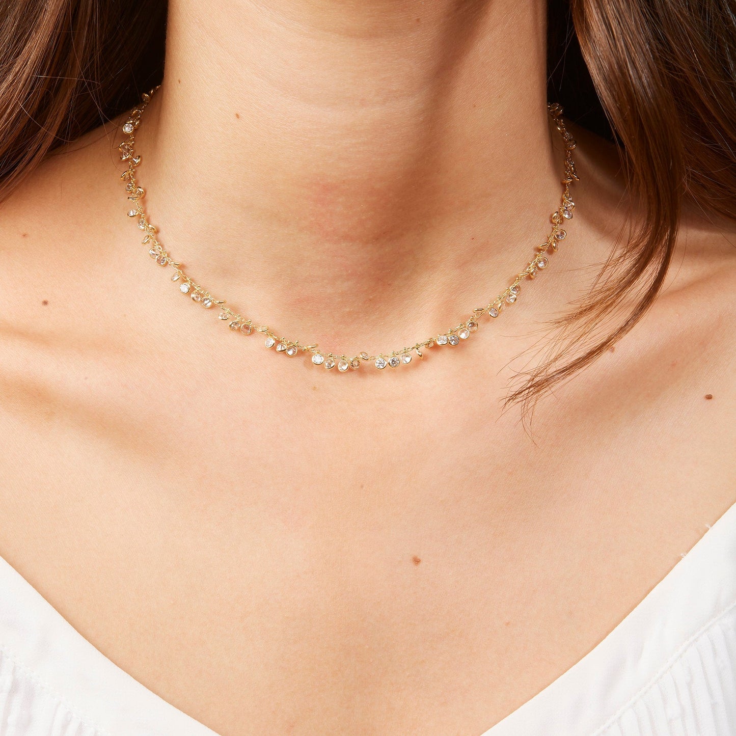 Éclat Cascade Necklace™ – Crystal Women's Necklace | Becker's Amsterdam