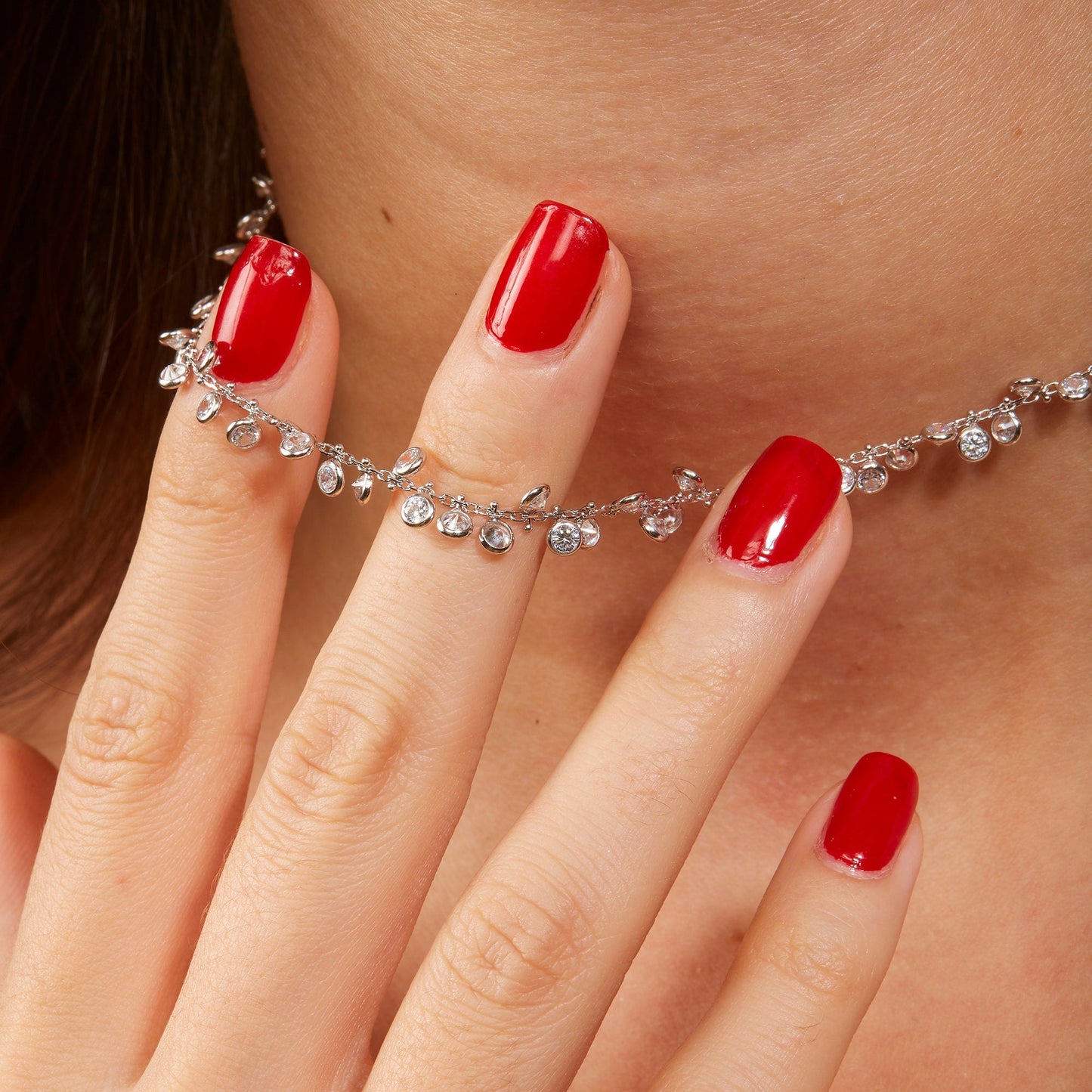 Éclat Cascade Necklace™ – Crystal Women's Necklace | Becker's Amsterdam