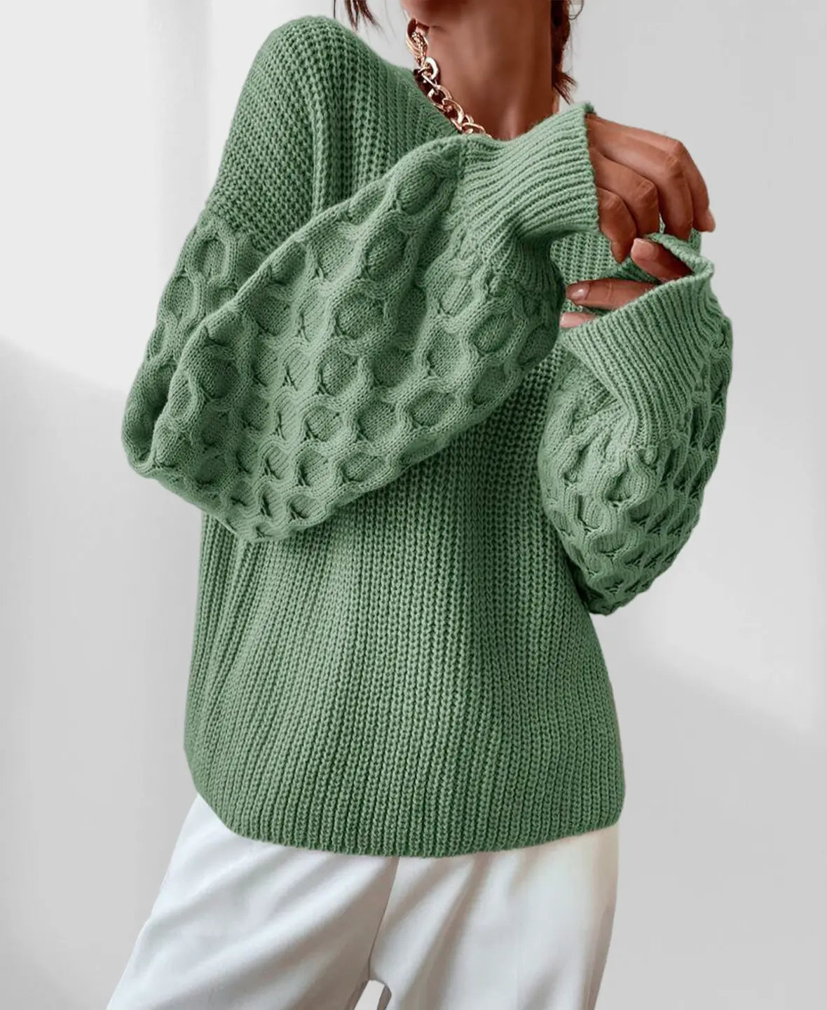 Calisse Cozy Knit – Elegant Women's Sweater | Becker's Amsterdam