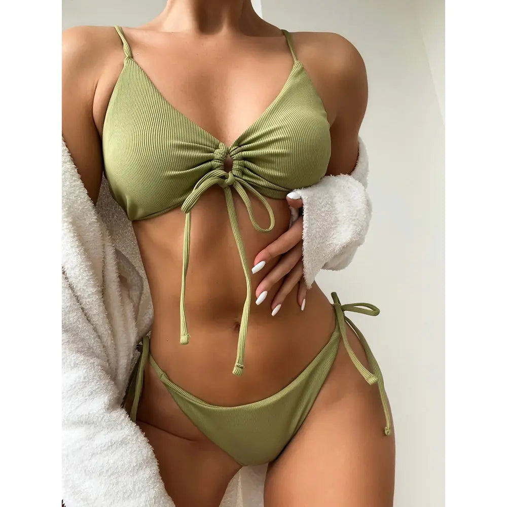 Zanzibar Bikini Set With Trekkoord - Becker's Amsterdam ™