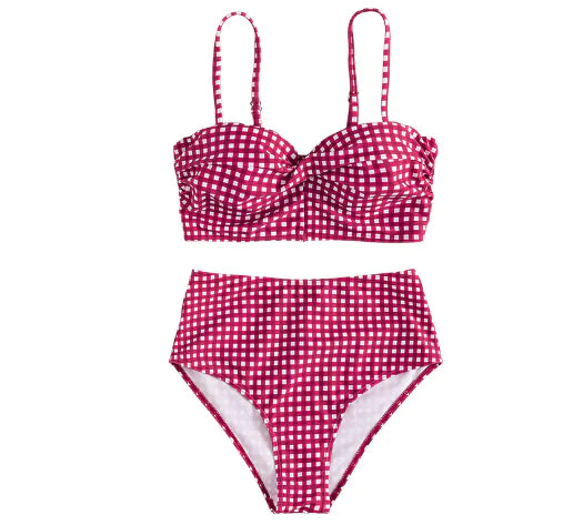 Becker's Amsterdam™ - Hauklandstranda Geruite Volle Heupen Bikini