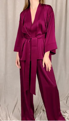 Becker's Amsterdam™ - Leusden Chique Satin Pyjamaset Med Band