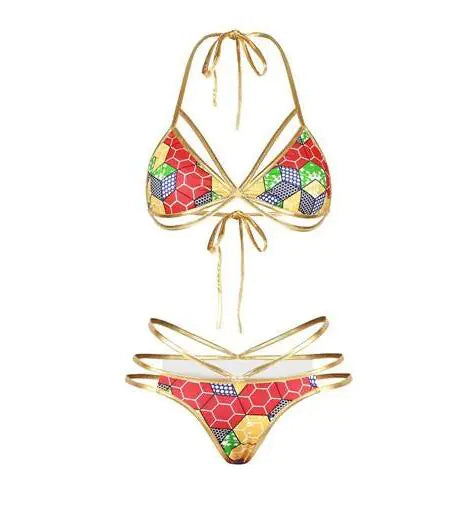 Tropical Bikini Set - High -Waist & Merry Print | Becker’s Amsterdam