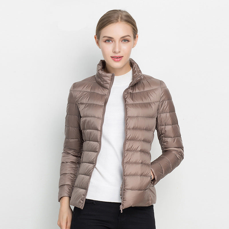 Sierra Leichte Daunenjacke für Damen – Ultraleichter, warmer Mantel | Elegant & Komfortabel