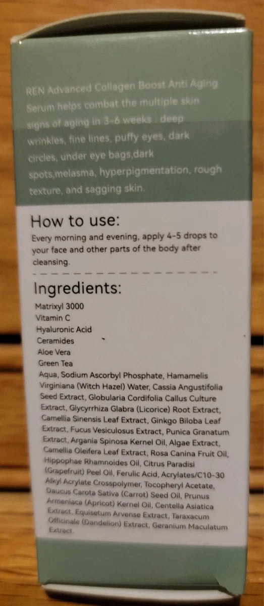 Ren© Collageen anti-aging Hydraterende Serum Voor Een Stevige Huid