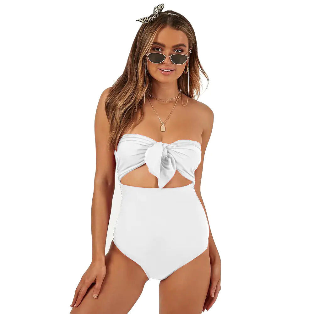 Becker's Amsterdam™ - Vlissingen High Waist Knot Strapless Sexy Swimsuit Bikini