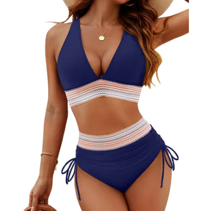 Set di bikini Cagliari - Dettaglio a bottone alto e chic | Becker Amsterdam