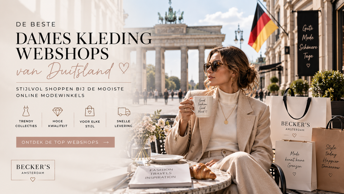 Beste dames kleding webshops Duitsland 2026 met Becker's Amsterdam