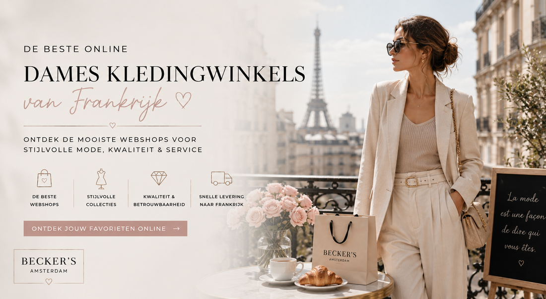 Beste online dameskledingwinkels in Frankrijk met Becker's Amsterdam