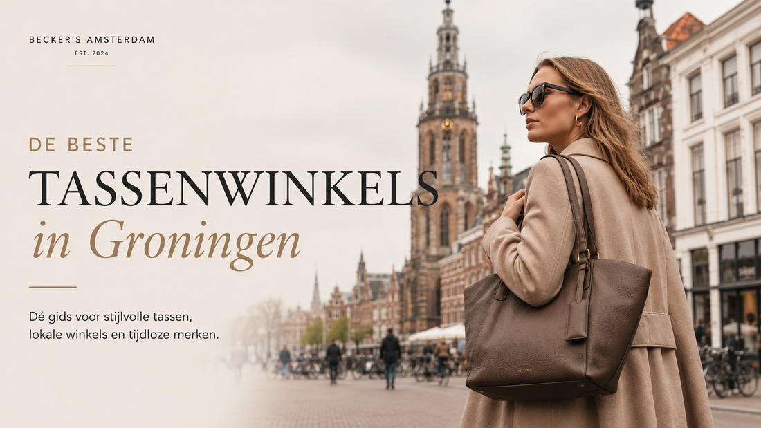 Tassenwinkels in Groningen met stijlvolle tassen en een online optie via Becker’s Amsterdam