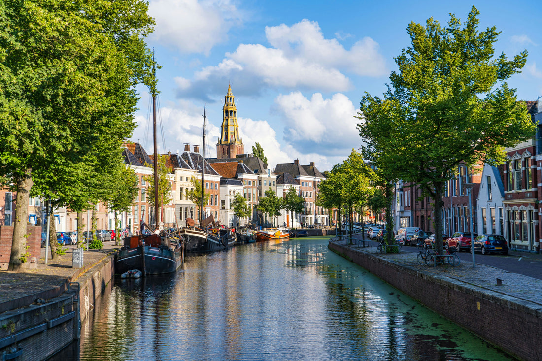 Aanzicht van stadsbeeld Groningen
