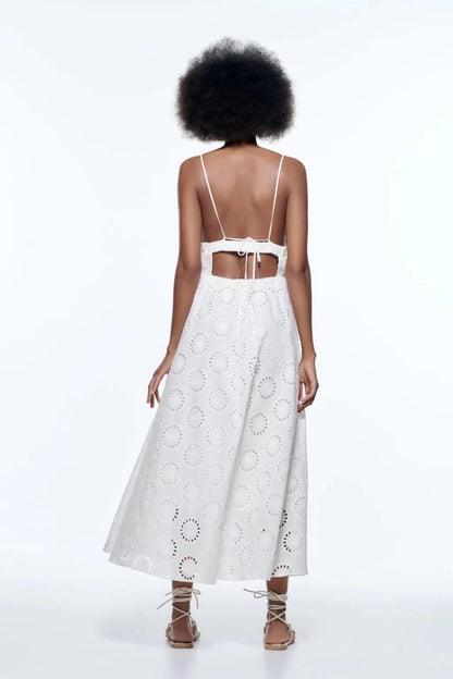 Noa Long Dress - Clean Elegance | Beckers Amsterdam